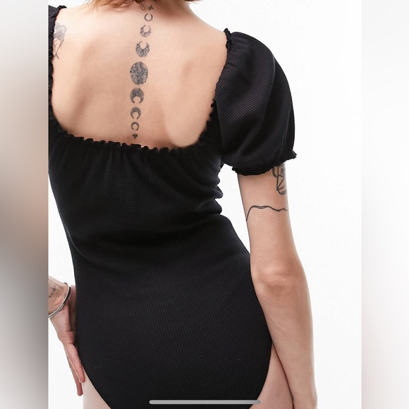 Topshop Milkmaid Bodysuit - Picture 2 of 3